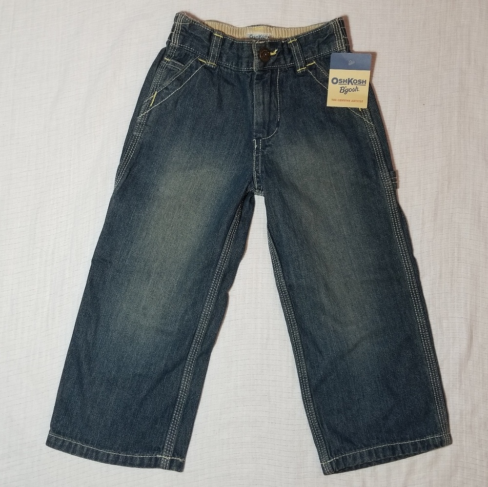 OSHKOSH B'GOSH blue hammer loop carpenter jeans